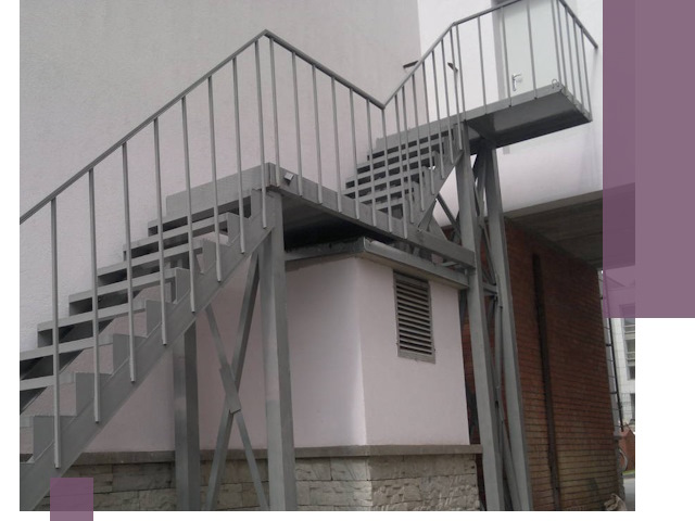 Монтаж пожарных лестниц под ключ в Тамбове с гарантией качества