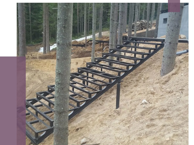 Монтаж металлических лестниц в Тамбове от 13454 руб. 