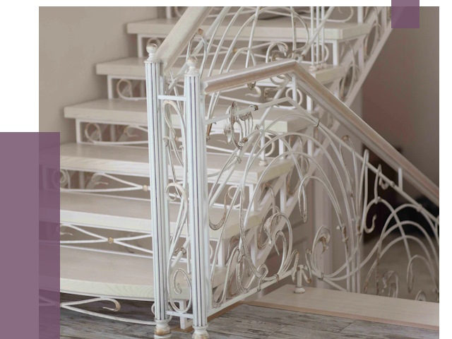 Изготовление кованых лестниц на заказ в Тамбове от 86309 руб. | ПРОЛЁТ-Тмб