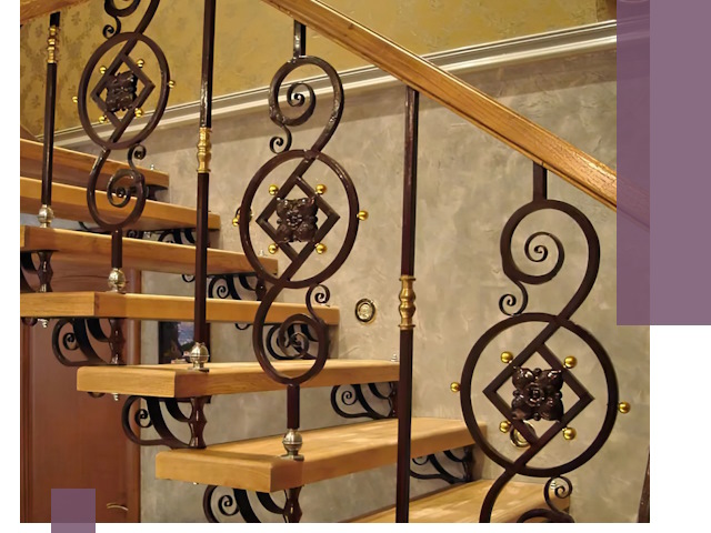 Изготовление кованых лестниц под ключ в Тамбове