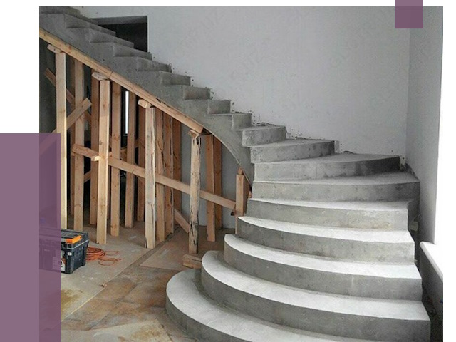 Изготовление бетонных лестниц под ключ в Тамбове от 19800 руб. | ПРОЛЁТ-Тмб