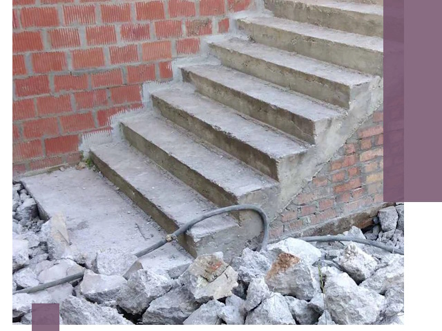 Демонтаж бетонных лестниц в Тамбове: быстро и безопасно