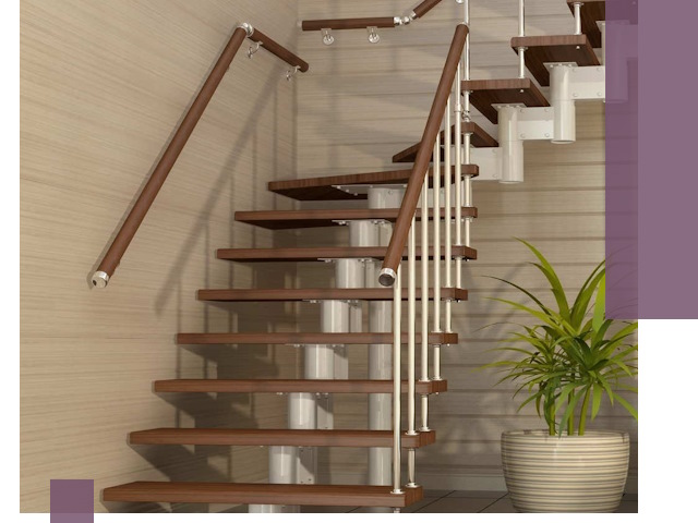 Изготовление модульных лестниц под ключ в Тамбове