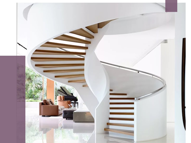 Винтовые лестницы в Тамбове под ключ от 48232 руб. | ПРОЛЁТ-Тмб