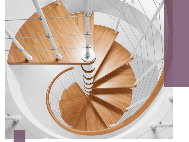 Изготовление винтовых лестниц под ключ в Тамбове