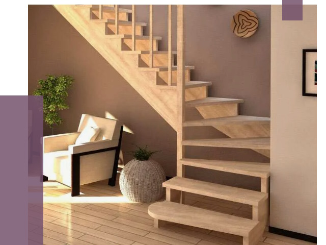 Изготовление Г-образных лестниц в Тамбове от 18785 руб. 