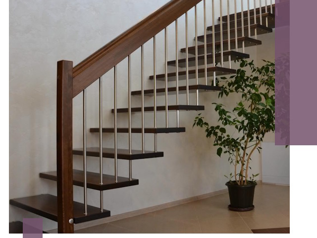 Лестницы на больцах под ключ в Тамбове – изготовление и монтаж