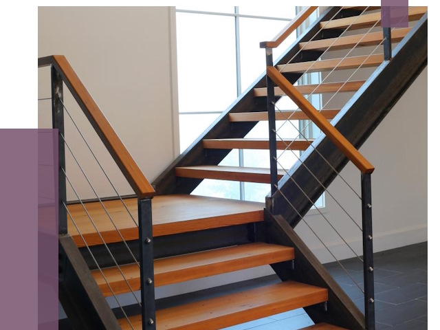 Изготовление лестниц на металлокаркасе в Тамбове от 18785 руб. | ПРОЛЁТ-Тмб