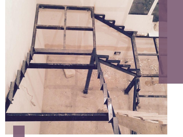 Монтаж лестниц на металлокаркасе в Тамбове быстро и качественно