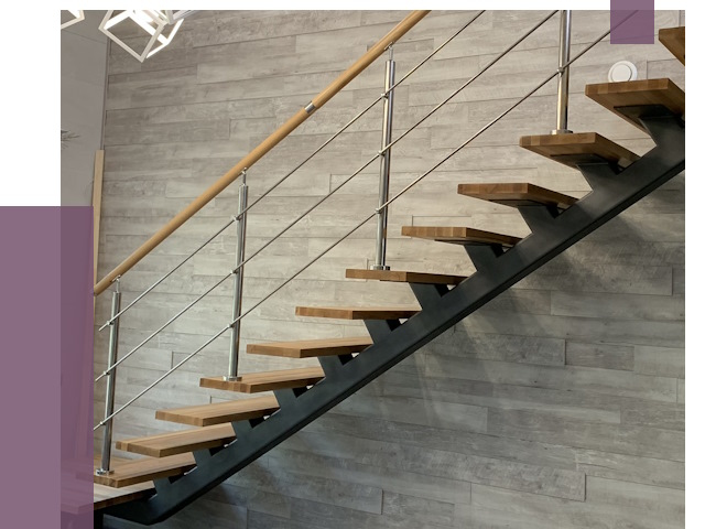 Изготовление лестниц на монокосоуре в Тамбове от 75647 руб. 