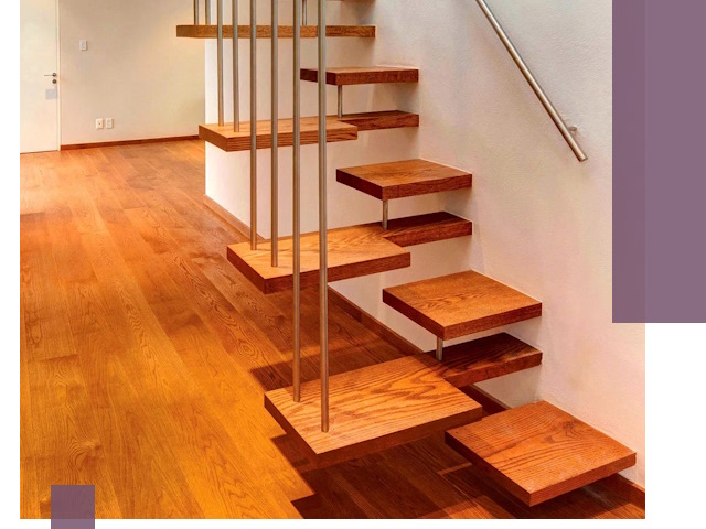 Лестницы «гусиный шаг» на заказ в Тамбове для узких пространств