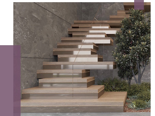 Современные лестницы в Тамбове от 13708 руб. | ПРОЛЁТ-Тмб