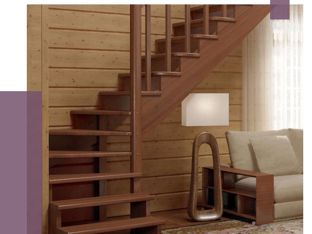 Лестницы эконом класса в Тамбове от 18125 руб. бюджетные решения