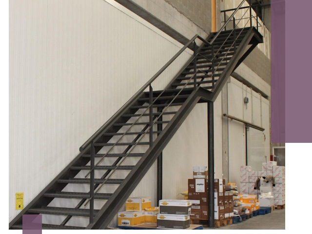 Лестницы для производства в Тамбове — изготовление и монтаж