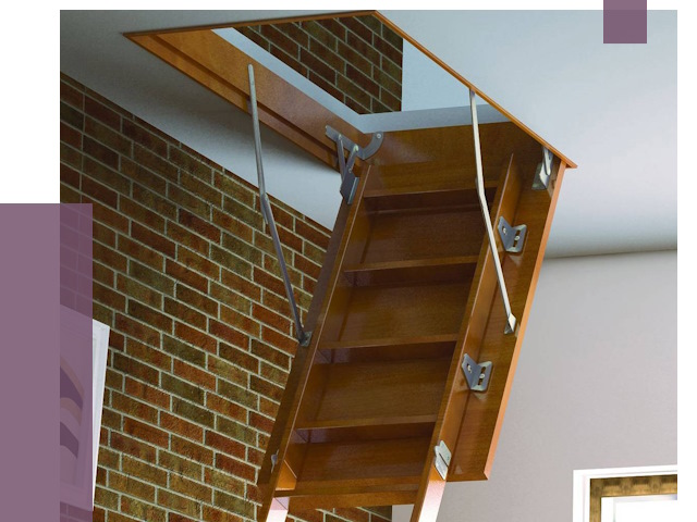 Установка чердачной лестницы в Тамбове от 7768 руб. | ПРОЛЁТ-Тмб