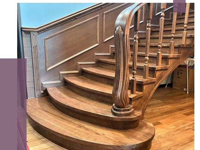 Дубовые лестницы под ключ в Тамбове от 175157 руб. — ПРОЛЁТ-Тмб