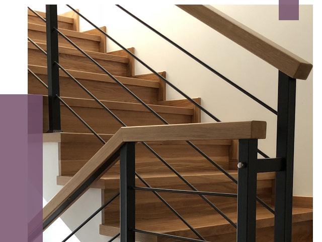 Обшивка металлической лестницы деревом в Тамбове от 4315 руб. 