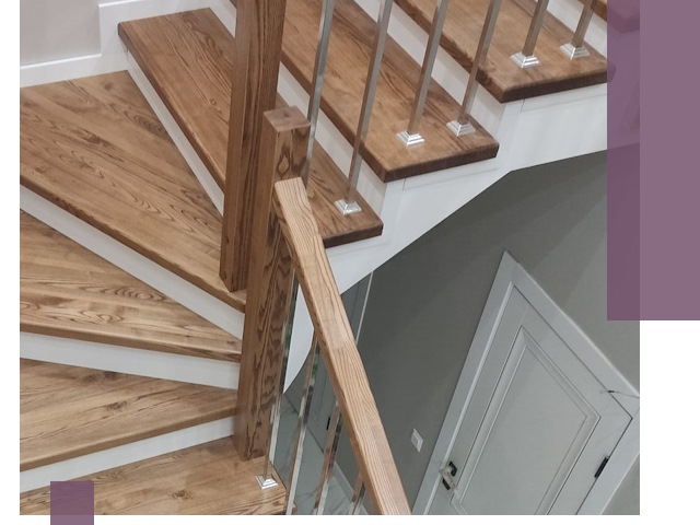 Обшивка металлических лестниц под ключ в Тамбове