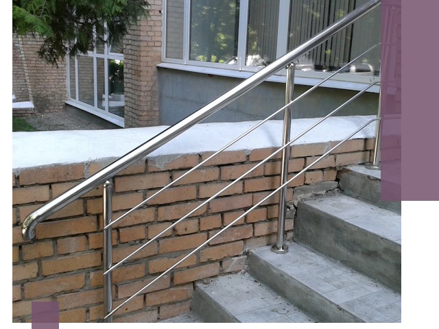 Перила из нержавеющей стали высокого качества в Тамбове