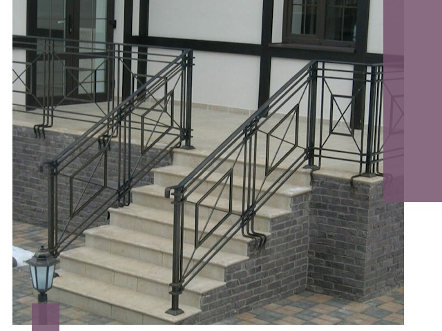 Перила для крыльца в Тамбове — монтаж, изготовление и установка