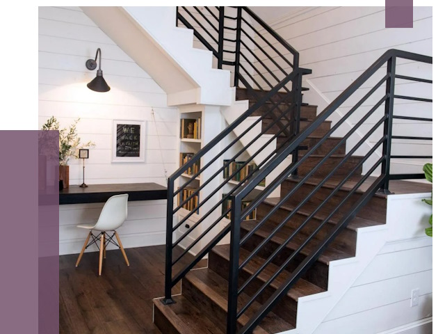 Перила для лестницы в доме в Тамбове от 7362 руб. — ПРОЛЁТ-Тмб