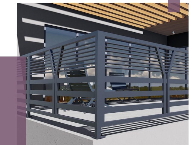 Изготовление балконных ограждений в Тамбове от 10662 руб. | ПРОЛЁТ-Тмб