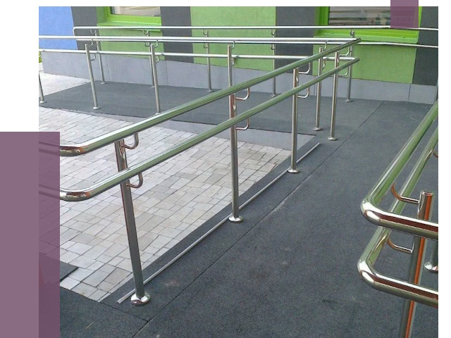 Ограждения пандусов в Тамбове от 4315 руб. монтаж | ПРОЛЁТ-Тмб