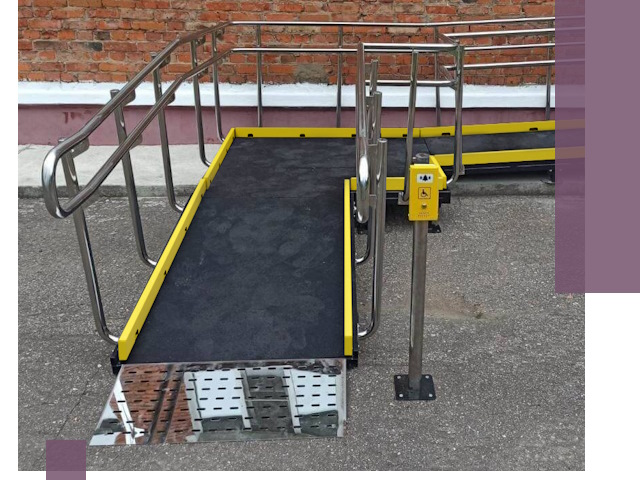 Изготовление наклонных пандусов для инвалидов в Тамбове