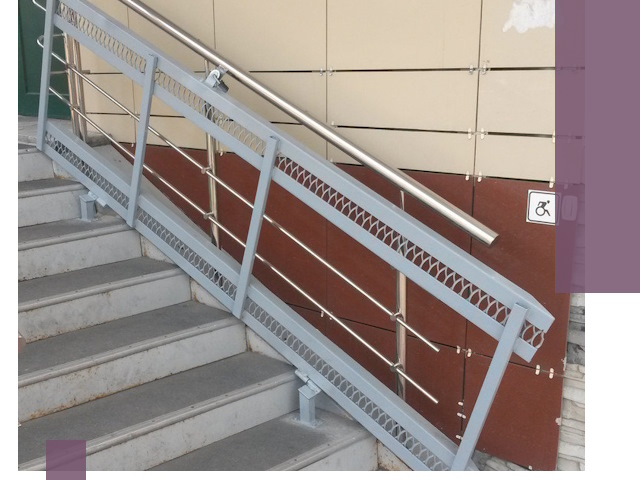 Изготовление откидных пандусов под ключ в Тамбове