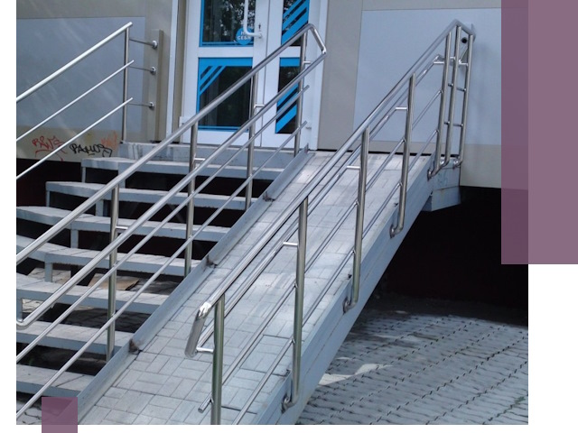 Пандус на крыльцо под ключ в Тамбове: монтаж и изготовление