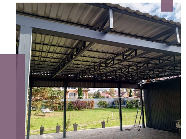 Монтаж навесов в Тамбове от 7311 руб. — установка навеса | ПРОЛЁТ-Тмб