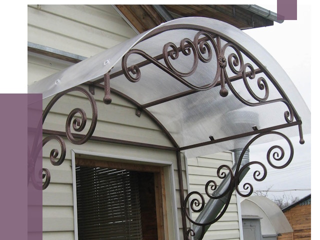 Изготовление козырьков в Тамбове от 7311 руб. — заказать | ПРОЛЁТ-Тмб