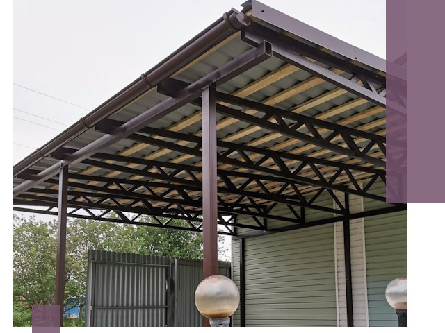 Навесы под ключ в Тамбове: изготовление, монтаж и гарантия