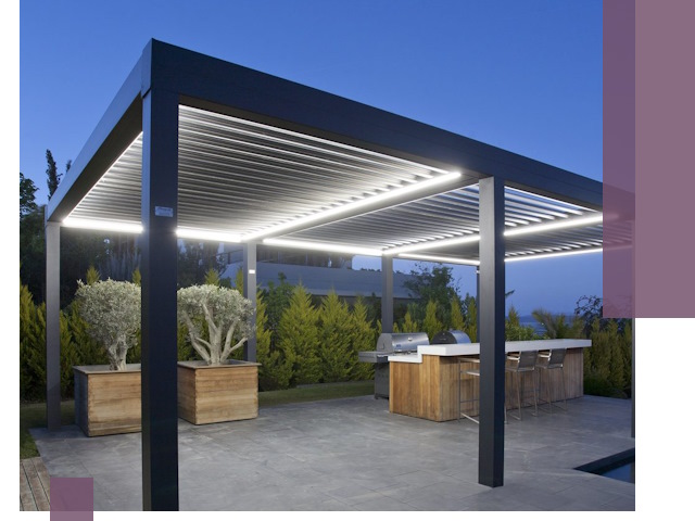 Навесы отдельно стоящие под ключ в Тамбове из металла и поликарбоната