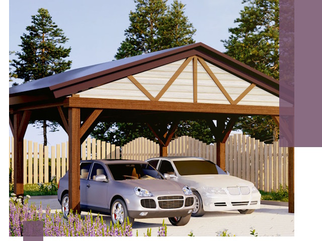 Навесы для автомобиля в Тамбове — изготовление и монтаж