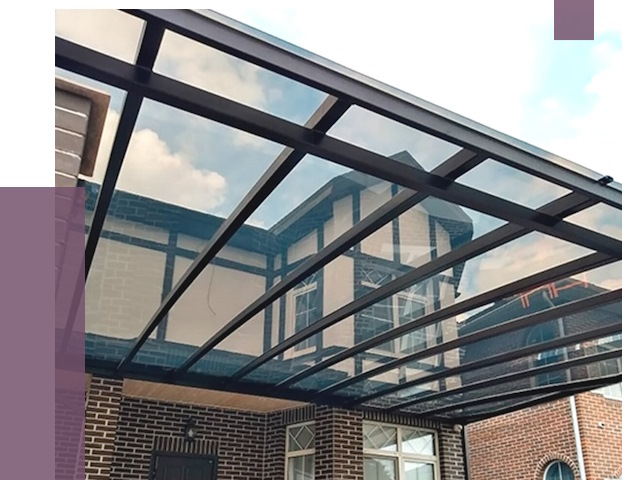 Навесы из поликарбоната в Тамбове от 8550 руб. под ключ — ПРОЛЁТ-Тмб