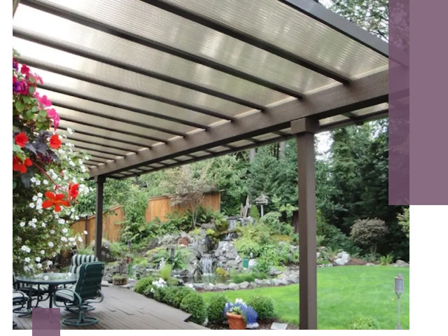 Навесы из поликарбоната под ключ в Тамбове быстро и надёжно