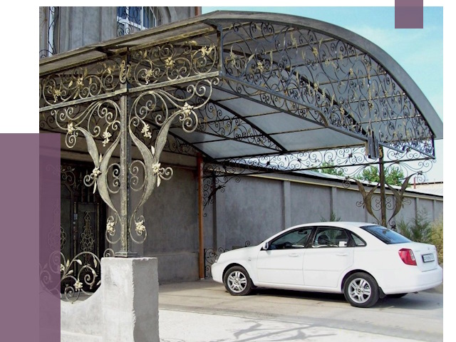 Кованые навесы в Тамбове от 14469 руб. | ПРОЛЁТ-Тмб