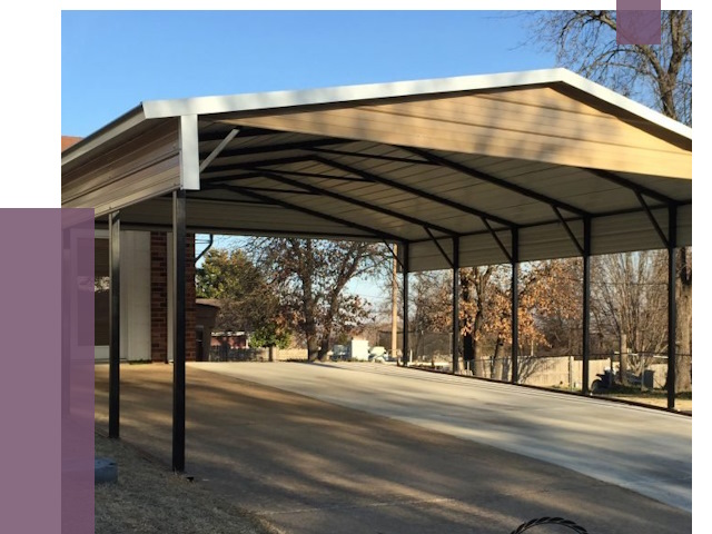 Двускатные навесы в Тамбове от 7971 руб. | ПРОЛЁТ-Тмб