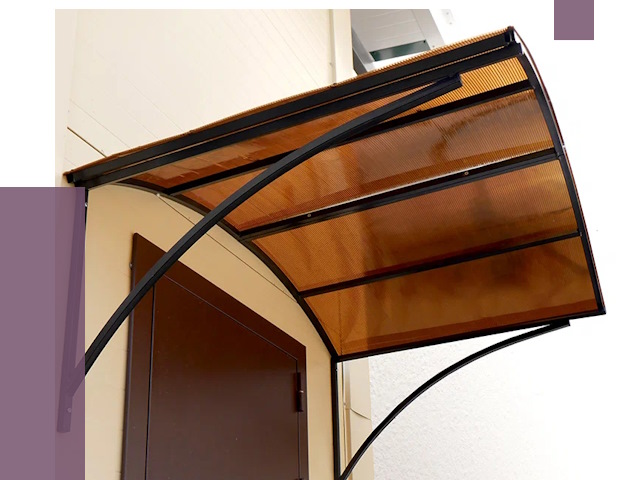 Недорогие козырьки в Тамбове от 7534 руб.  | ПРОЛЁТ-Тмб