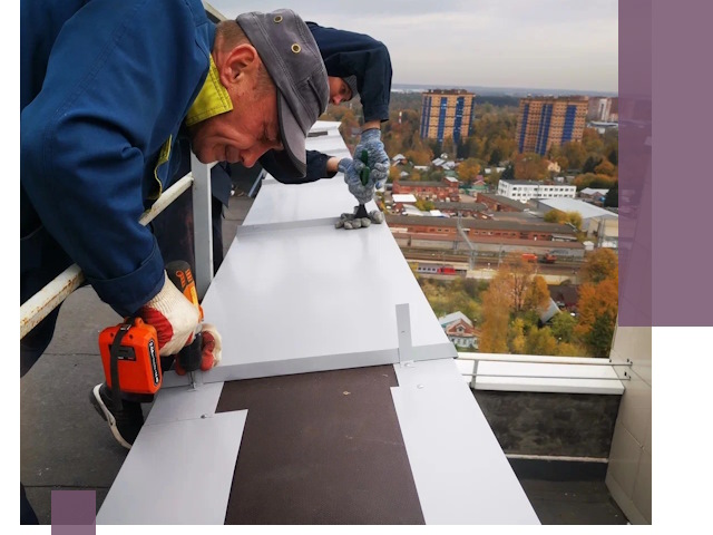 Монтаж парапетов в Тамбове — установка прочных металлических ограждений