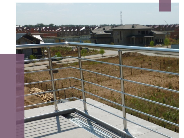 Парапеты из нержавеющей стали в Тамбове от 7920 руб. за м² | ПРОЛЁТ-Тмб