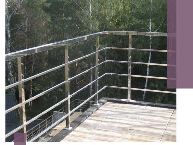 Парапеты из нержавеющей стали в Тамбове — изготовление и монтаж