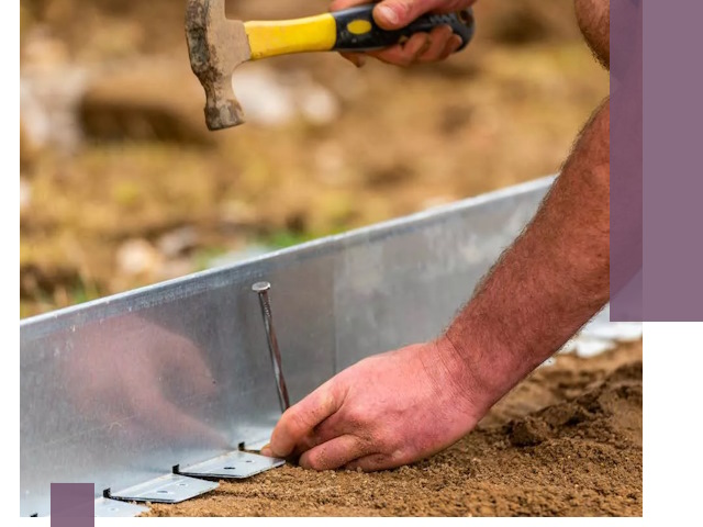 Монтаж металлических бордюров в Тамбове быстро и качественно