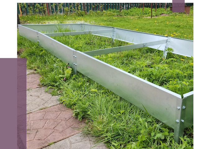 Металлические бордюры для грядок в Тамбове от 1777 руб.