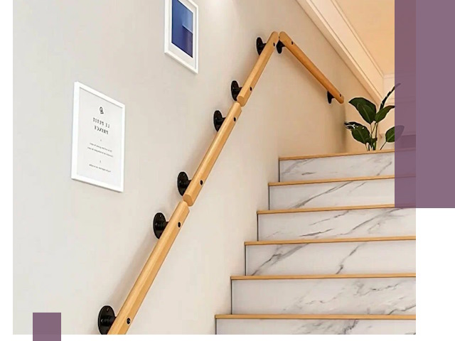 Поручни металлические и деревянные под ключ в Тамбове