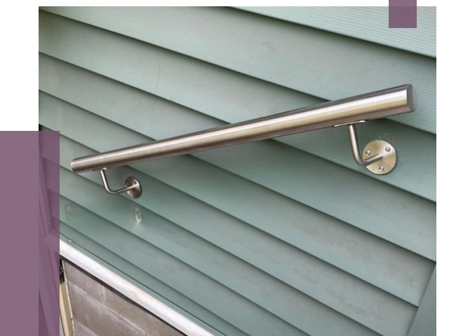 Поручни из нержавеющей стали в Тамбове от 7616 руб.  | ПРОЛЁТ-Тмб